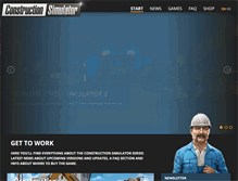 Tablet Screenshot of construction-simulator.com